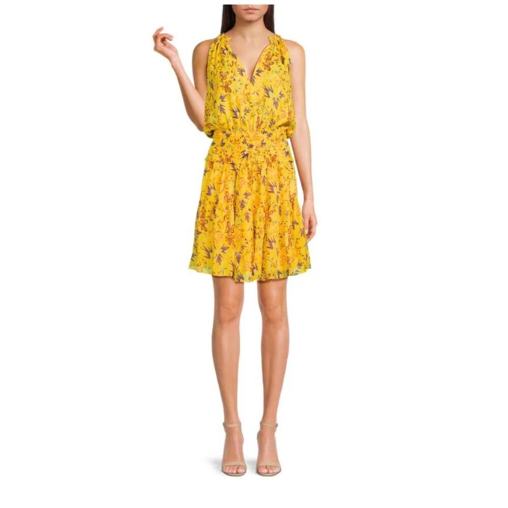 A.L.C. Courtney Silk Mini Dress Size 00 NWOT